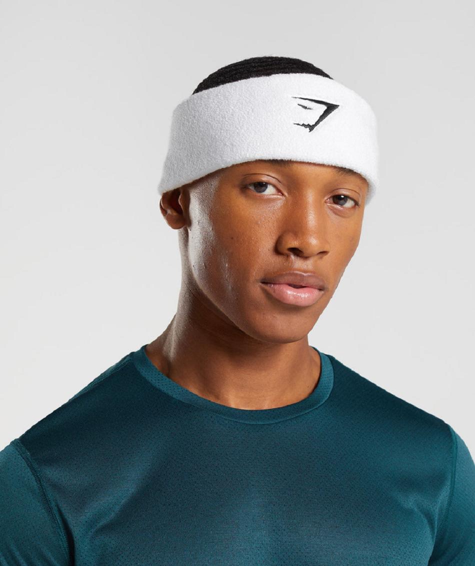 Gymshark Sharkhead Headband Accessories Šeširi Bijele | HR 2057XYU